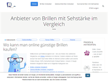 Tablet Screenshot of brillenvergleich.net